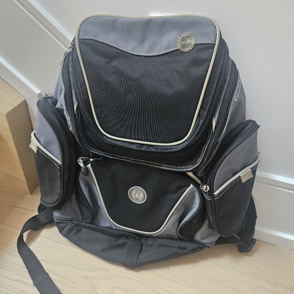GAP Black and Gray Backpack